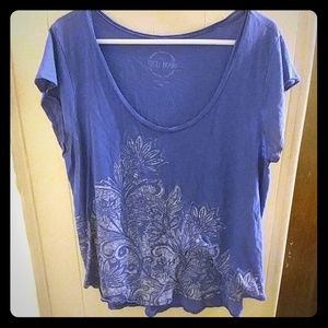 Lucky Brand Shortsleeved Scoopneck